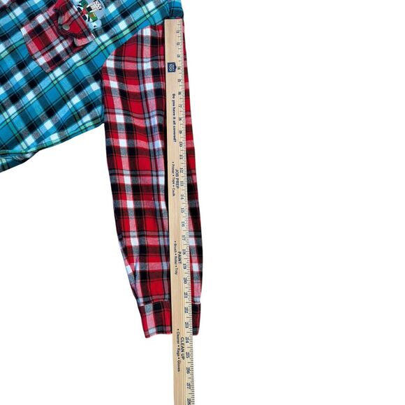 Disney Pixar Toy Story “Toy To The World” Christmas Flannel Snap Button Up XXL - Picture 7 of 15